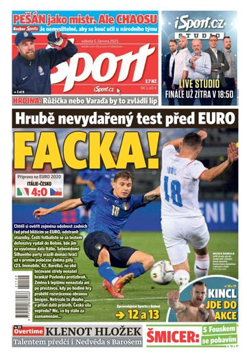 Obálka e-magazínu Sport 5.6.2021