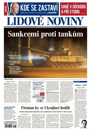 Obálka e-magazínu Lidové noviny 23.2.2022