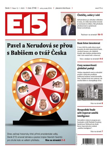 Obálka e-magazínu E15 13.1.2023