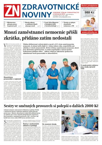 Obálka e-magazínu Ze Zdravotnictví 3/2017