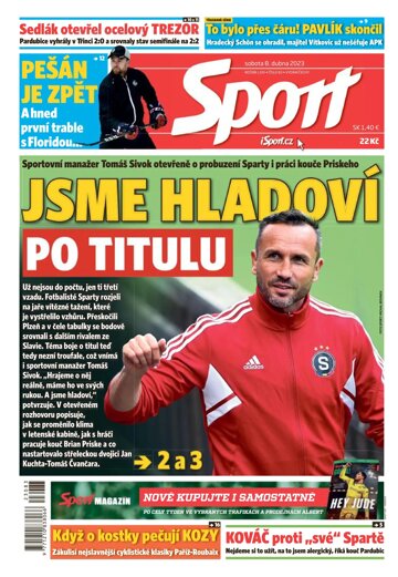 Obálka e-magazínu Sport 8.4.2023