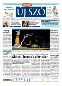 Obálka e-magazínu Új Szó 30.9.2014