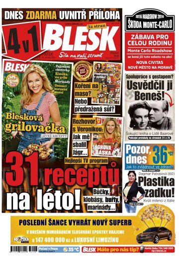 Obálka e-magazínu Blesk 24.6.2016