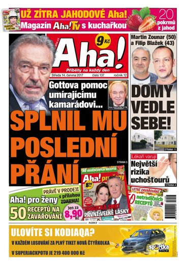 Obálka e-magazínu AHA! 14.6.2017