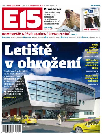 Obálka e-magazínu E15 22.2.2019