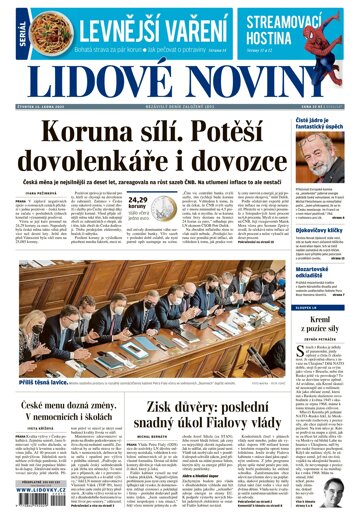 Obálka e-magazínu Lidové noviny 13.1.2022