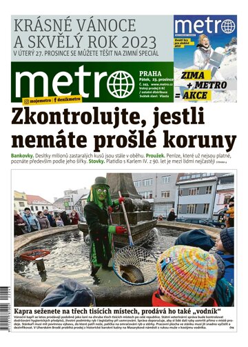 Obálka e-magazínu deník METRO 23.12.2022