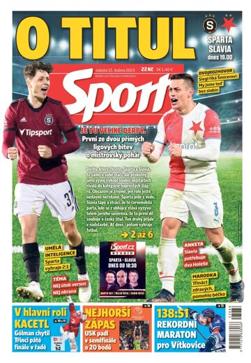 Obálka e-magazínu Sport 15.4.2023