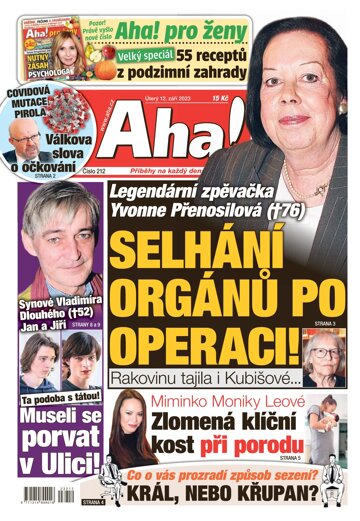 Obálka e-magazínu AHA! 12.9.2023