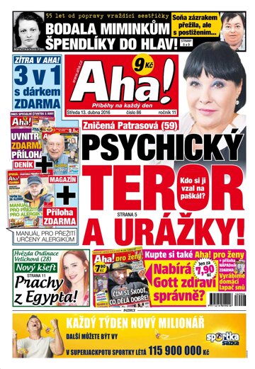 Obálka e-magazínu AHA! 13.4.2016