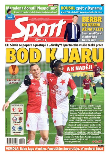 Obálka e-magazínu Sport 3.12.2020