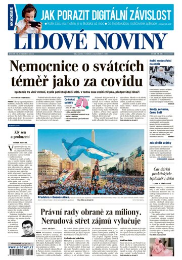 Obálka e-magazínu Lidové noviny 20.12.2022