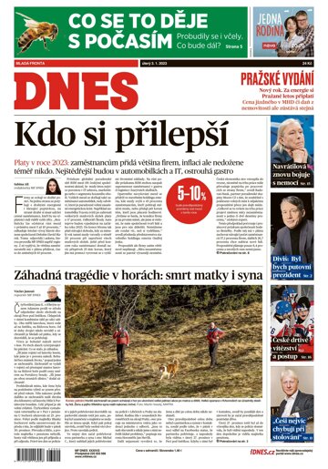 Obálka e-magazínu MF Dnes 3.1.2023