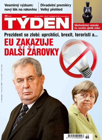 Obálka e-magazínu Týden 36/2016