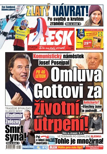 Obálka e-magazínu Blesk 2.3.2023