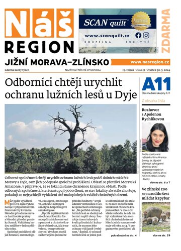 Obálka e-magazínu Náš Region - Jižní Morava/Zlínsko 22/2024