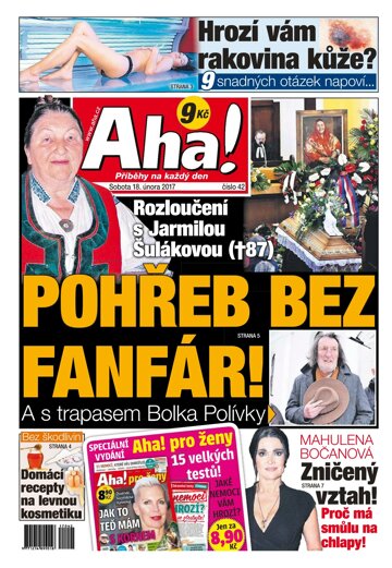 Obálka e-magazínu AHA! 18.2.2017