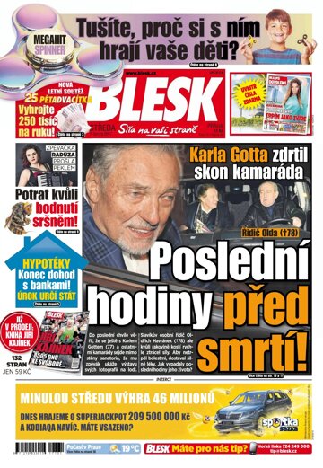 Obálka e-magazínu Blesk 7.6.2017