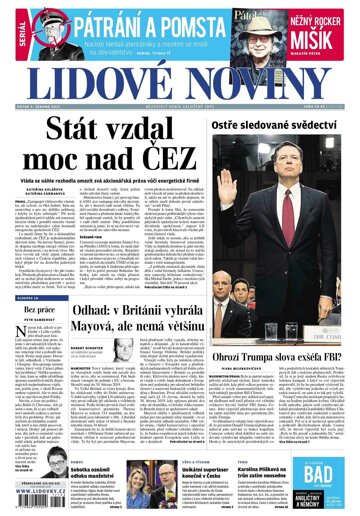 Obálka e-magazínu Lidové noviny 9.6.2017