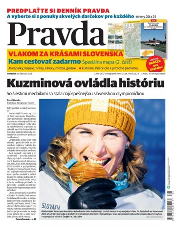 Obálka e-magazínu Pravda 19.2.2018