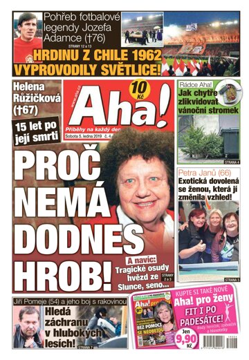 Obálka e-magazínu AHA! 5.1.2019