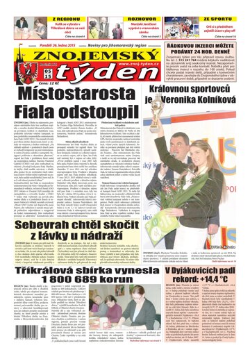 Obálka e-magazínu Znojemský týden 05 / 2015