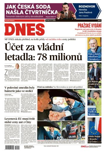 Obálka e-magazínu MF Dnes 14.9.2023