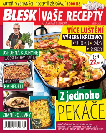 Obálka e-magazínu BLESK VAŠE RECEPTY 1/2025