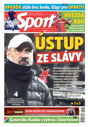 Obálka e-magazínu Sport 25.1.2025