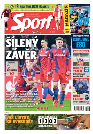 Obálka e-magazínu Sport 7.3.2025