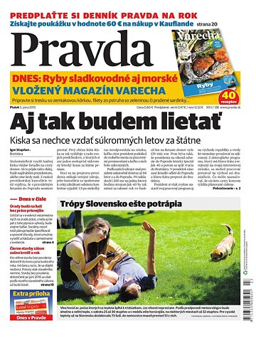 Obálka e-magazínu Pravda 5. 6. 2015