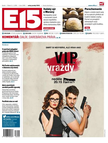 Obálka e-magazínu E15 5.2.2016