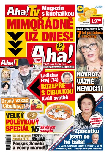 Obálka e-magazínu AHA! 16.11.2016