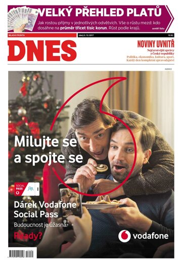 Obálka e-magazínu MF Dnes 5.12.2017