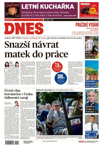 Obálka e-magazínu MF Dnes 6.9.2021