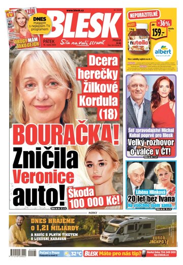 Obálka e-magazínu Blesk 16.8.2024