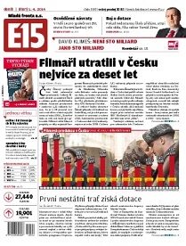 Obálka e-magazínu E15 1.4.2014