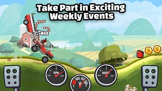 Snímek obrazovky aplikace Hill Climb Racing 2