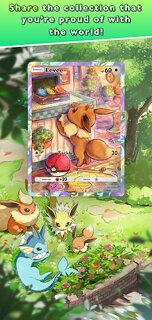 Snímek obrazovky aplikace Pokémon TCG Pocket