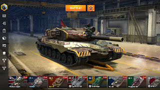 Snímek obrazovky aplikace World of Tanks Blitz