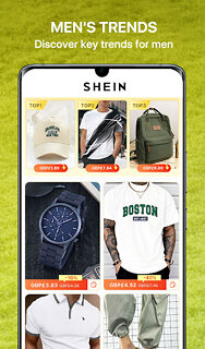 Snímek obrazovky aplikace SHEIN-Shopping Online