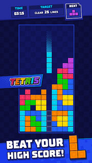 Snímek obrazovky aplikace Tetris®