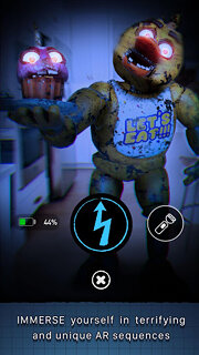 Snímek obrazovky aplikace Five Nights at Freddy's AR