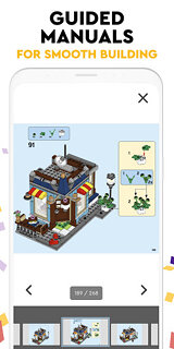 Snímek obrazovky aplikace LEGO® Building Instructions