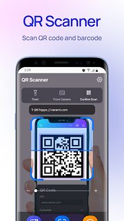 Snímek obrazovky aplikace Qr Code Scanner