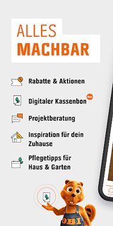 Snímek obrazovky aplikace heyOBI: DIY-Projekte mit OBI