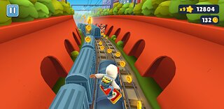 Snímek obrazovky aplikace Subway Surfers