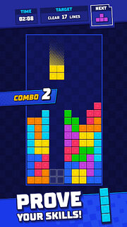 Snímek obrazovky aplikace Tetris®