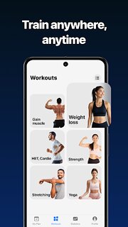 Snímek obrazovky aplikace Fitify: Fitness, Home Workout