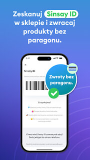 Snímek obrazovky aplikace Sinsay - moda i zakupy online